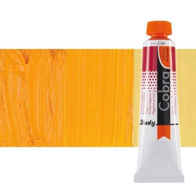 Materiais Belas Artes - Óleo á água Cobra Study cor amarelo escuro permanente (40 ml) | totenart.com