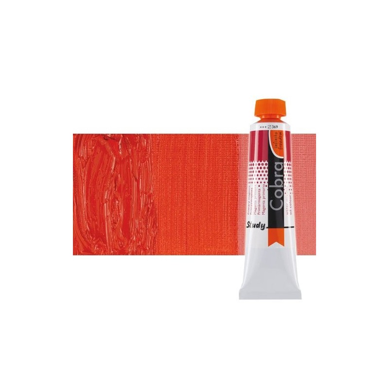 Materiais Belas Artes - Óleo á água Cobra Study cor vermelho Pyrrole claro (40 ml) | totenart.com