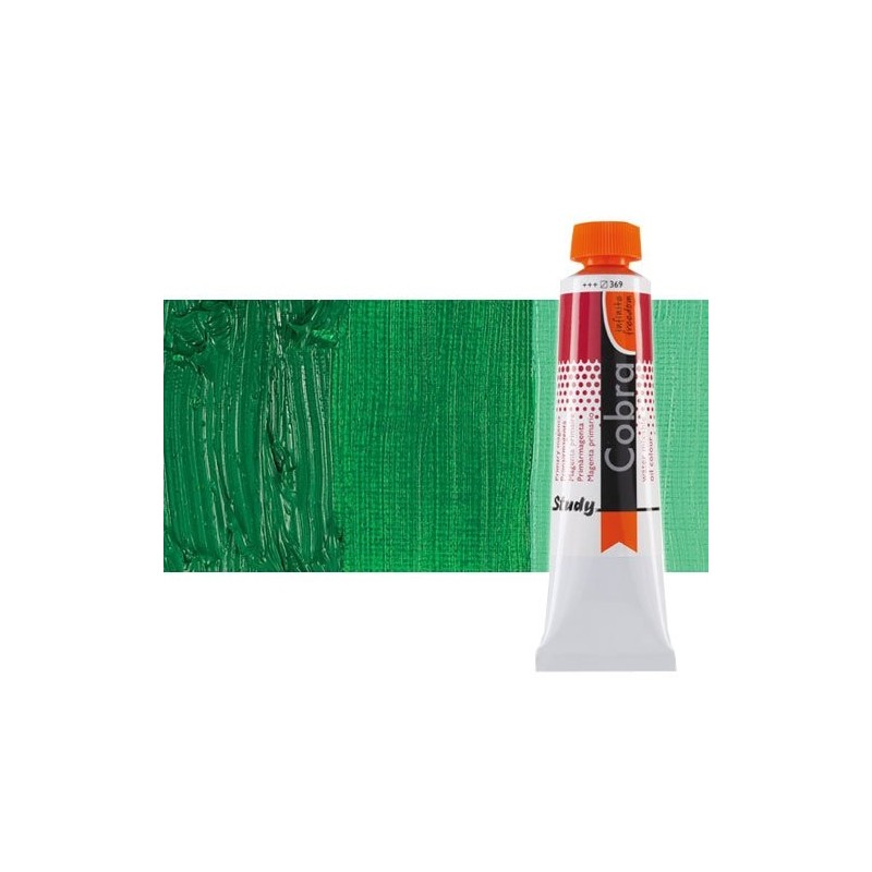 Materiais Belas Artes - Óleo á água Cobra Study cor verde escuro permanente (40 ml) | totenart.com