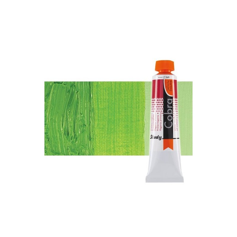 Materiais Belas Artes - \nÓleo á água Cobra Study cor verde permanente claro (200 ml) | totenart.com