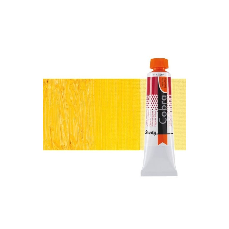 Materiais Belas Artes - Óleo á água Cobra Study cor amarelo permanente médio (200 ml) | totenart.com
