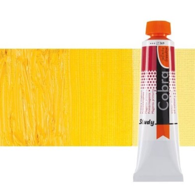 Materiais Belas Artes - Óleo á água Cobra Study cor amarelo permanente médio (200 ml) | totenart.com