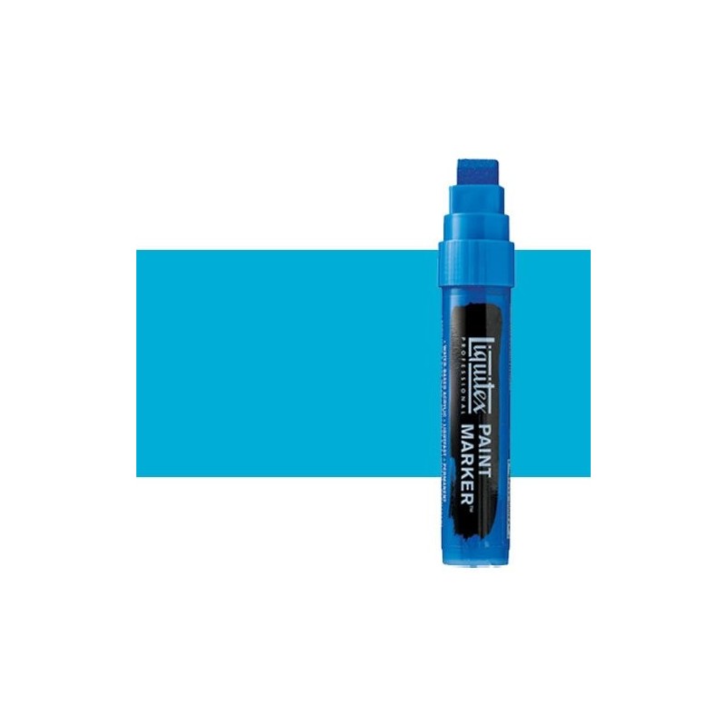 Materiais Belas Artes - Marcador Liquitex Paint Marker cor azul claro (15 mm) | totenart.com