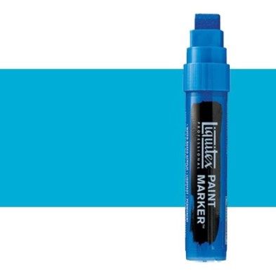 Materiais Belas Artes - Marcador Liquitex Paint Marker cor azul claro (15 mm) | totenart.com