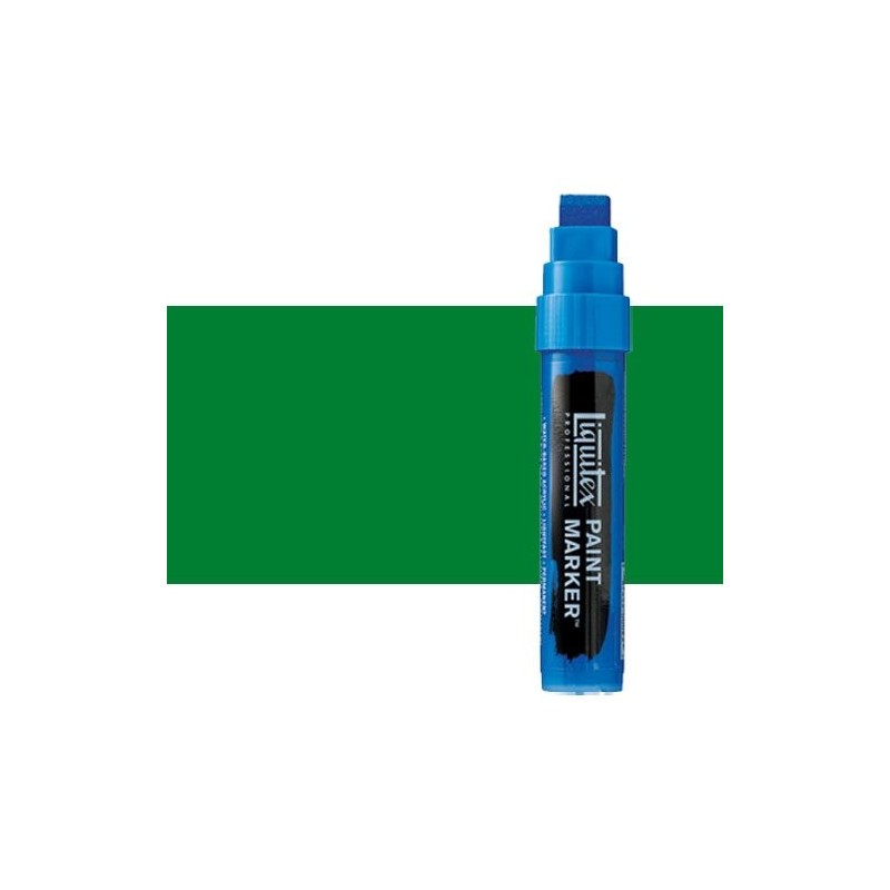 Materiais Belas Artes - Marcador Liquitex Paint Marker cor verde esmeralda (15 mm) | totenart.com