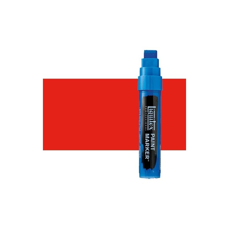 Materiais Belas Artes - Marcador Liquitex Paint Marker cor Vermelho Fluorescente (15 mm) | totenart.com