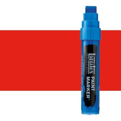Materiais Belas Artes - Marcador Liquitex Paint Marker cor Vermelho Fluorescente (15 mm) | totenart.com