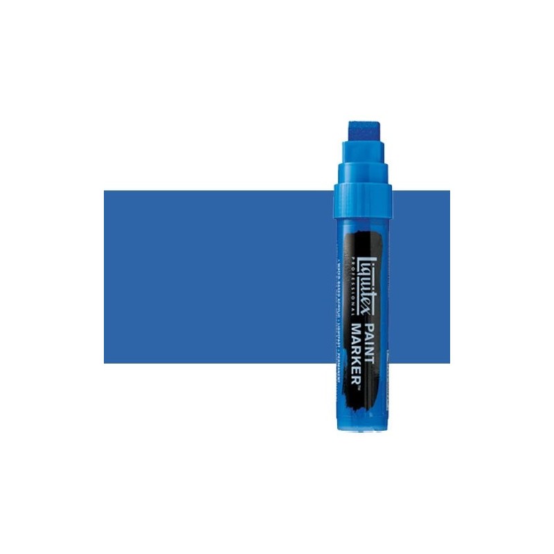 Materiais Belas Artes - Marcador Liquitex Paint Marker cor Azul Fluorescente (15 mm) | totenart.com