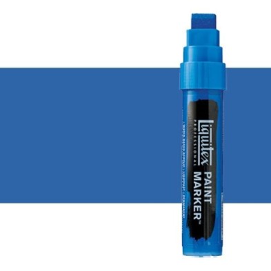 Materiais Belas Artes - Marcador Liquitex Paint Marker cor Azul Fluorescente (15 mm) | totenart.com