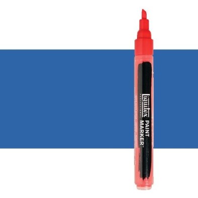 Materiais Belas Artes - Marcador Liquitex Paint Marker cor Azul Fluorescente (2 mm) | totenart.com