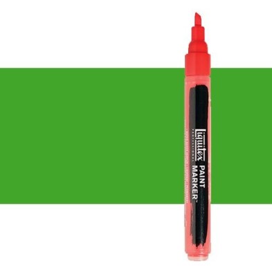 Materiais Belas Artes - \nMarcador Liquitex Paint Marker cor verde fluorescente (2 mm) | totenart.com