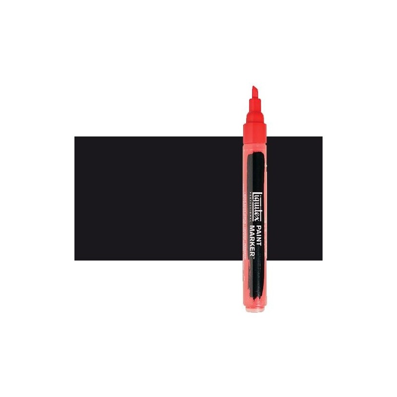 Materiais Belas Artes - Marcador Liquitex Paint Marker cor preto carvão (2 mm) | totenart.com