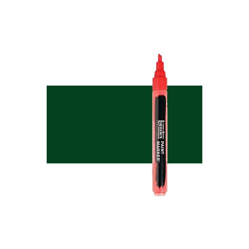 Materiais Belas Artes - \nMarcador Liquitex Paint Marker cor verde Hooker tom (2 mm) | totenart.com