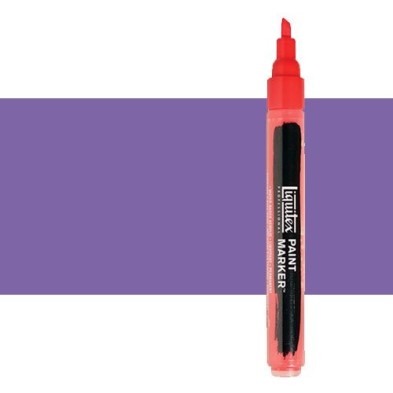 Materiais Belas Artes - Marcador Liquitex Paint Marker cor Roxo Brilhante (2 mm) | totenart.com