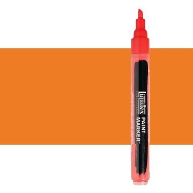 Materiais Belas Artes - Marcador Liquitex Paint Marker cor laranja cádmio tom (2 mm)\n | totenart.com