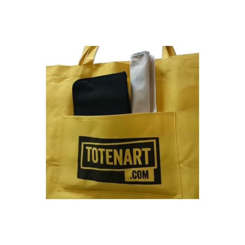 Materiais Belas Artes - Saco de transporte da lona e pastas com bolso (81x68 cm) | totenart.com