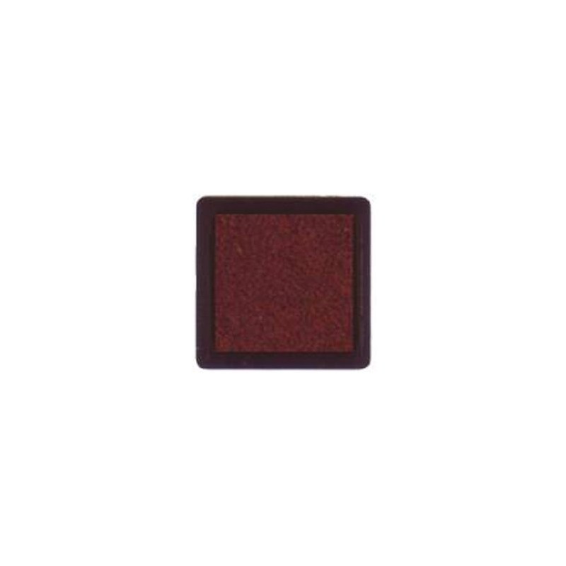 Tinta para sellos marron, 3x3 cm, Nellie Snellen al agua