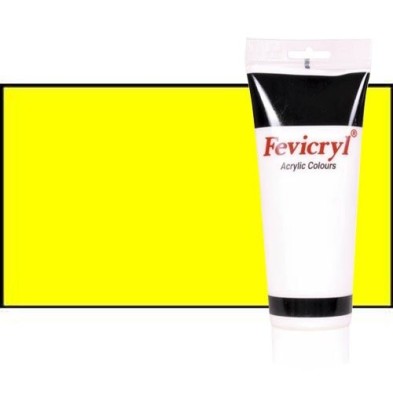 Materiais Belas Artes - Acrilico Fevicryl, Amarelo Cadmio Limao, 200 ml. | totenart.com