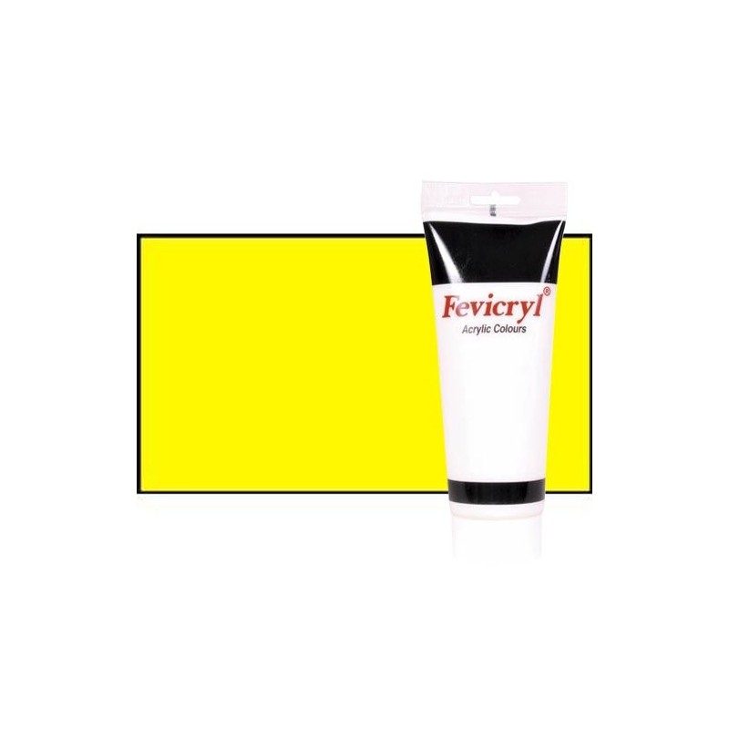 Materiais Belas Artes - Acrilico Fevicryl, Amarelo (primario), 200 ml. | totenart.com