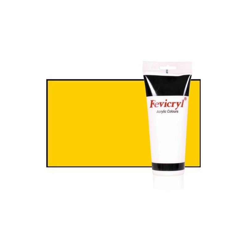 Materiais Belas Artes - Acrilico Fevicryl, Amarelo Cadmio Medio, 200 ml. | totenart.com