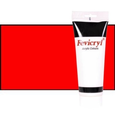 Materiais Belas Artes - Acrilico Fevicryl, Vermelho Cadmio, 200 ml. | totenart.com