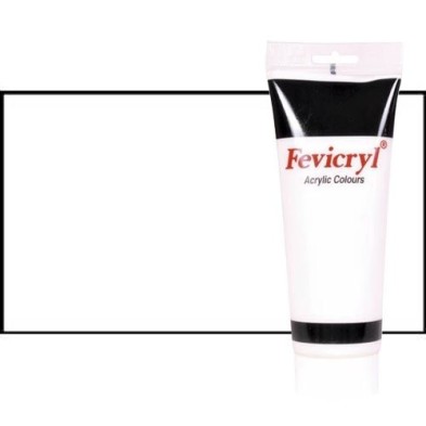 Materiais Belas Artes - Acrilico Fevicryl, Branco Titanio, 200 ml. | totenart.com