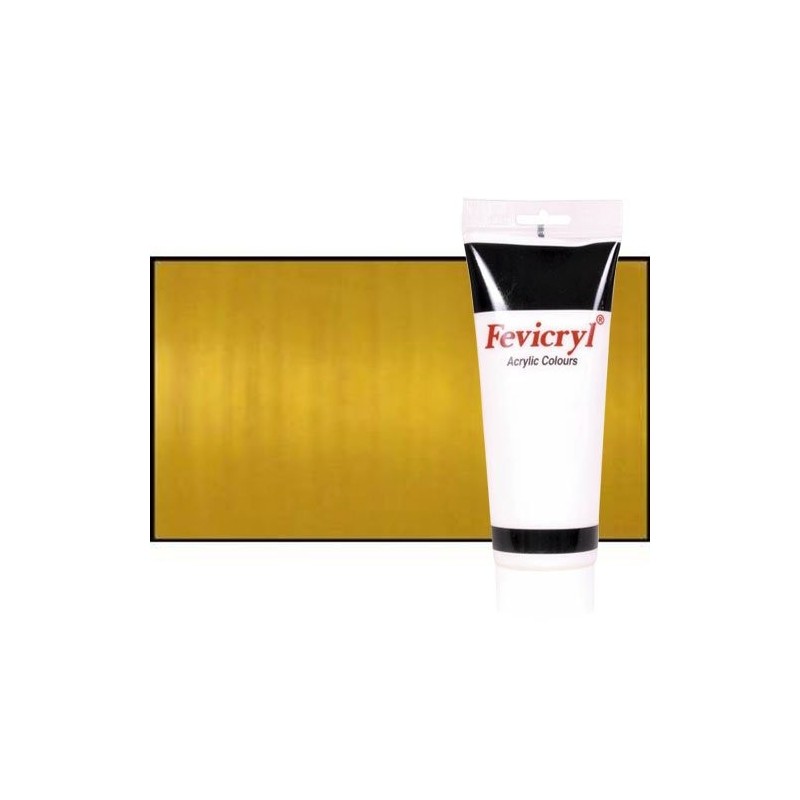 Materiais Belas Artes - Acrilico Fevicryl, Ouro, 200 ml. | totenart.com