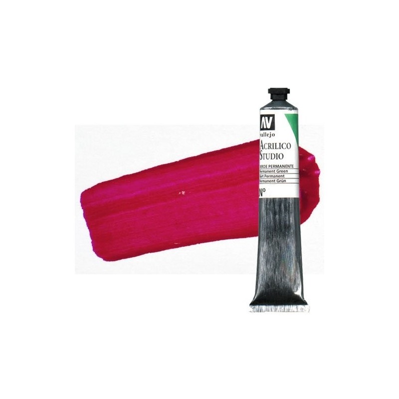 Materiais Belas Artes - Acrilico Vallejo, Vermelho Carmim, 58 ml. | totenart.com