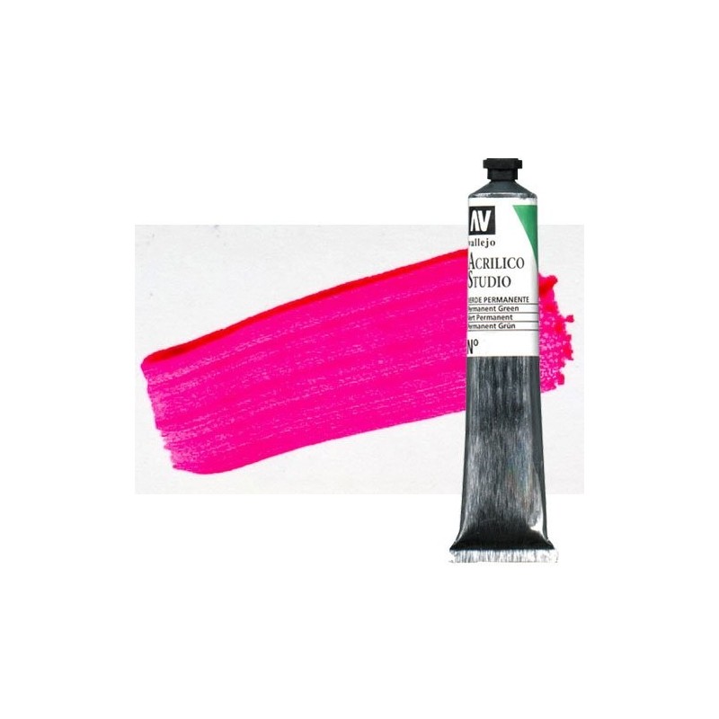Materiais Belas Artes - Acrilico Vallejo,Vermelho Rosa Fluorescente, 58 ml. | totenart.com