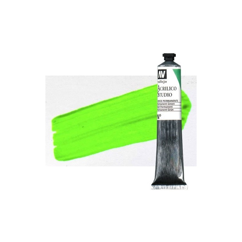 Materiais Belas Artes - Acrilico Vallejo, Verde Fluorescente, 58 ml. | totenart.com