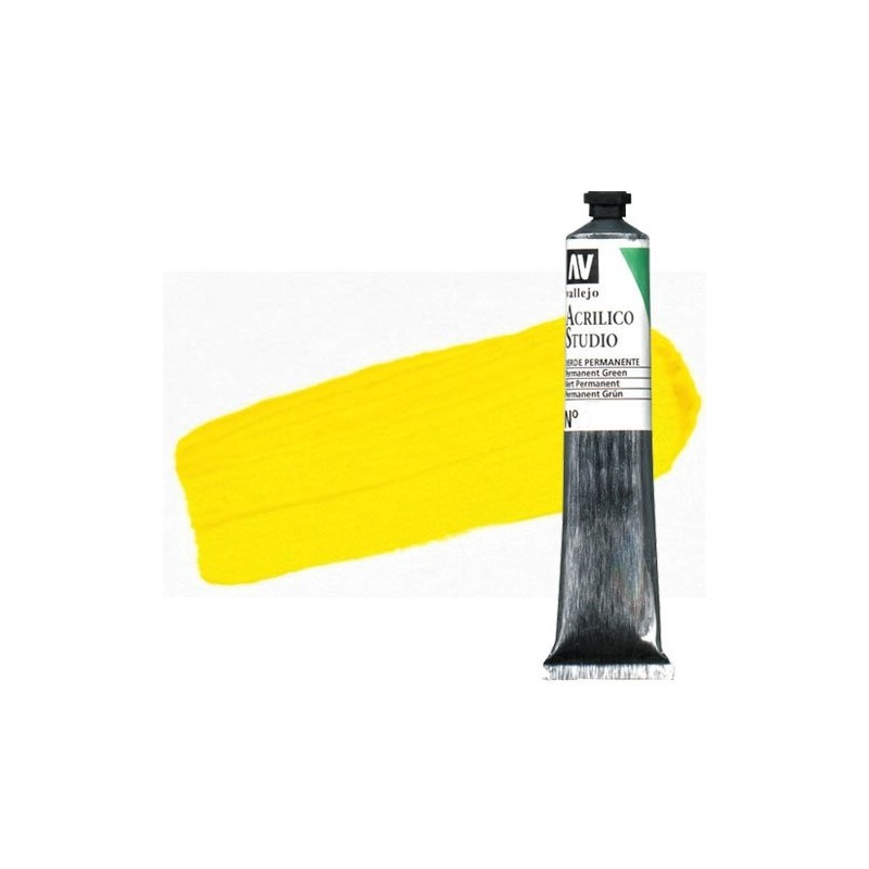 Materiais Belas Artes - Acrilico Vallejo, Amarelo Cadmio Escuro, 58 ml. | totenart.com