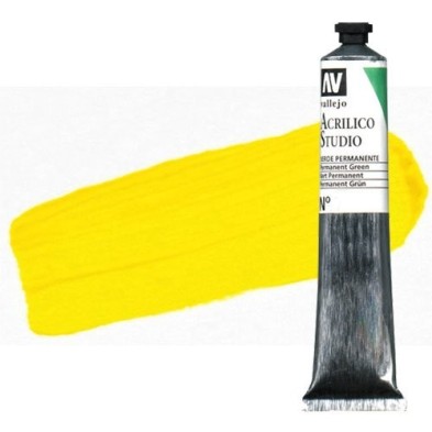 Materiais Belas Artes - Acrilico Vallejo, Amarelo Cadmio Escuro, 58 ml. | totenart.com