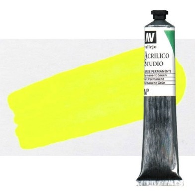 Materiais Belas Artes - Acrilico Vallejo, Amarelo Limao Fluorescente, 58 ml. | totenart.com