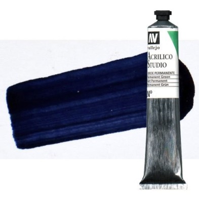 Materiais Belas Artes - Acrilico Vallejo, Azul da Prussia Ftalocianina, 58 ml. | totenart.com