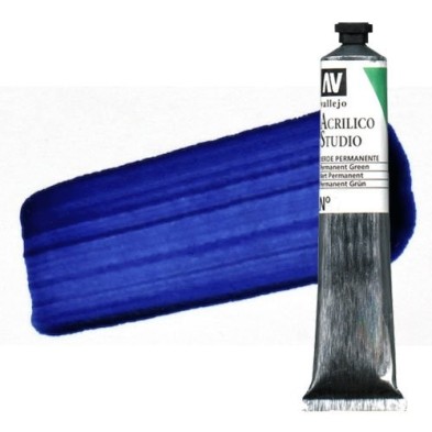 Materiais Belas Artes - Acrilico Vallejo, Azul Ftalocianina, 58 ml. | totenart.com