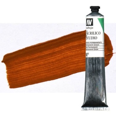 Materiais Belas Artes - Acrilico Vallejo, Oxido de Ferro Dourado, 58 ml. | totenart.com