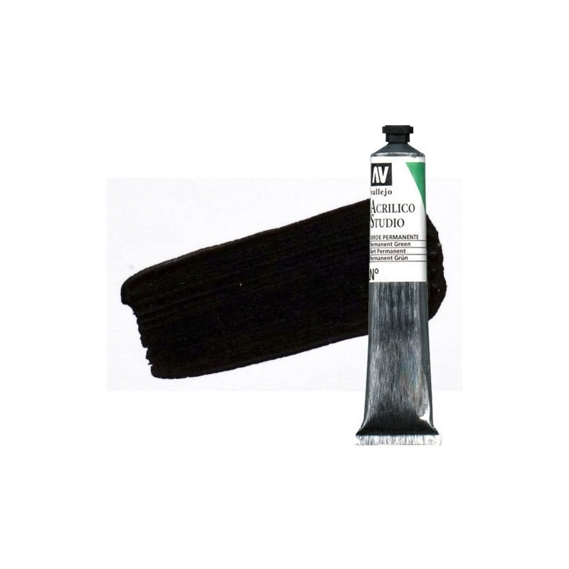 Materiais Belas Artes - Acrilico Vallejo, Oxido de Ferro Preto, 58 ml. | totenart.com