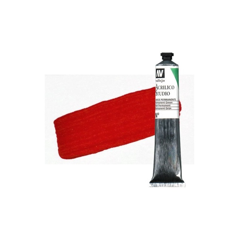 Materiais Belas Artes - Acrilico Vallejo, Vermelho Cadmio, 58 ml. | totenart.com