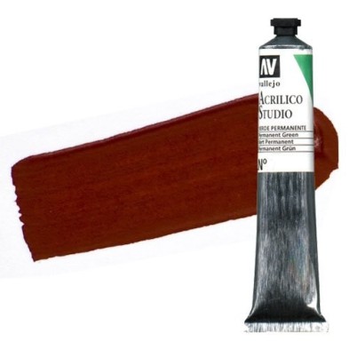 Materiais Belas Artes - Acrilico Vallejo, Oxido de Ferro Vermelho, 58 ml. | totenart.com