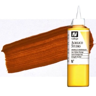 Materiais Belas Artes - Acrilico Vallejo, Oxido de Ferro Dourado, 200 ml. | totenart.com