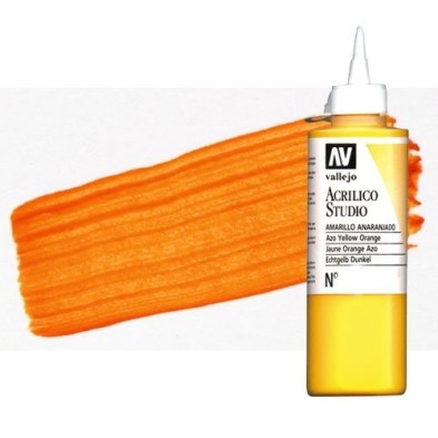 Materiais Belas Artes - Acrilico Vallejo, Laranja, 200 ml. | totenart.com