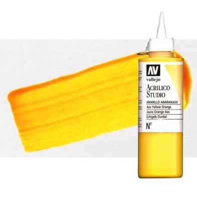 Materiais Belas Artes - Acrilico Vallejo, Laranja Fluorescente, 200 ml. | totenart.com