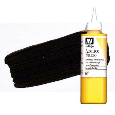 Materiais Belas Artes - Acrilico Vallejo, Oxido de Ferro Preto , 200 ml. | totenart.com