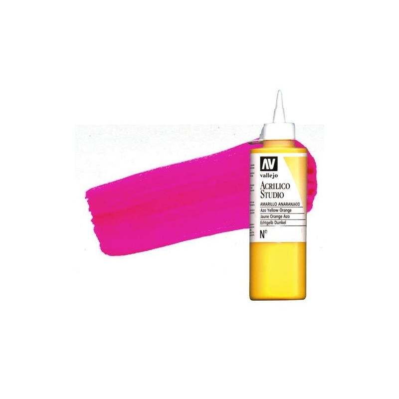 Materiais Belas Artes - Acrilico Vallejo, Magenta Fluorescente, 200 ml. | totenart.com