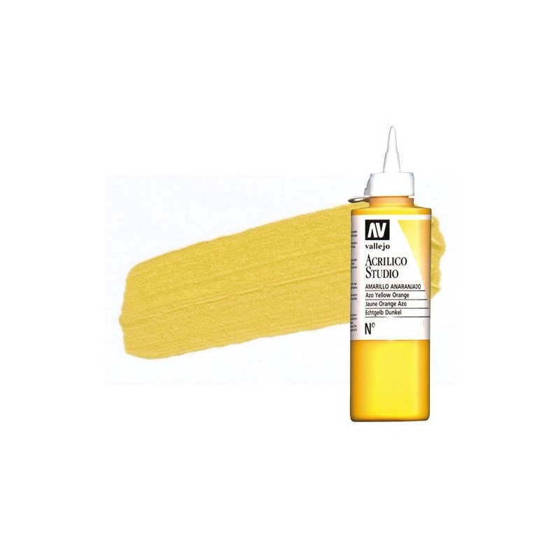 Materiais Belas Artes - Acrilico Vallejo, Amarelo Napolis, 200 ml. | totenart.com