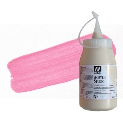 Materiais Belas Artes - Acrilico Vallejo, Rosa Quinacridona, 500 ml. | totenart.com