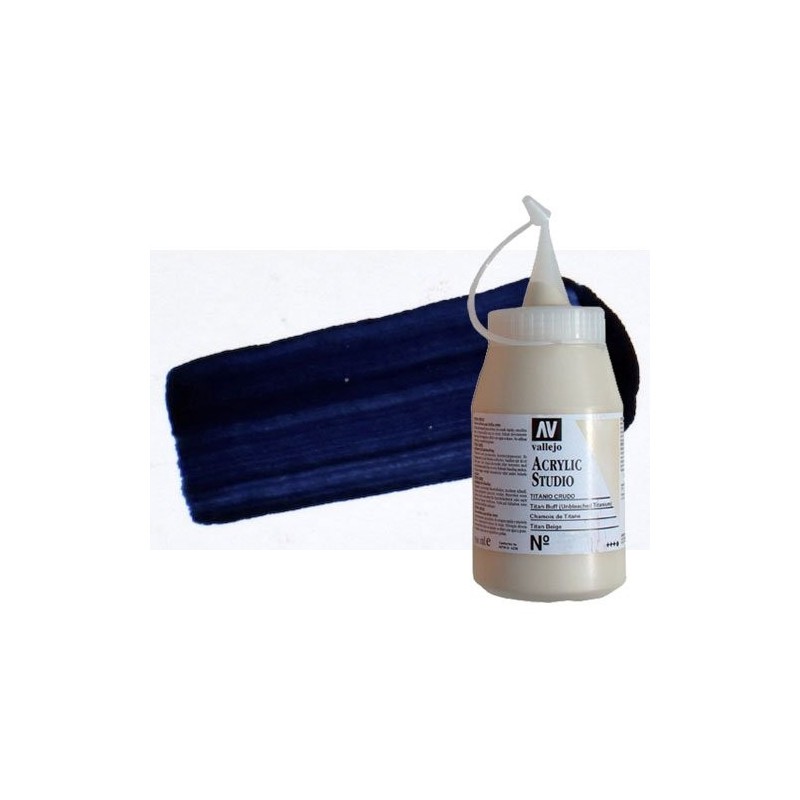 Materiais Belas Artes - Acrilico Vallejo, Azul da Prussia Ftalocianina, 500 ml. | totenart.com