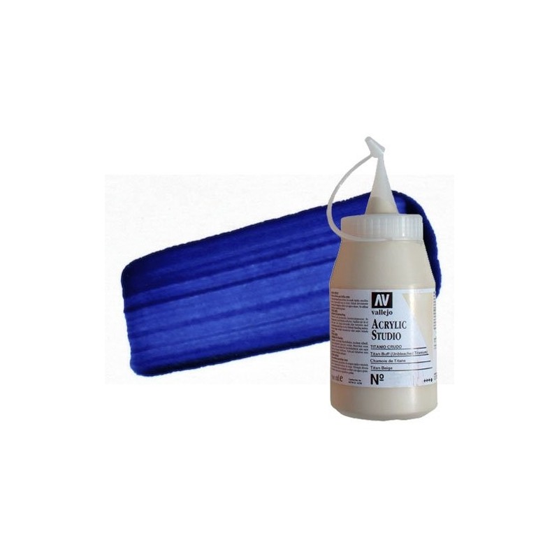 Materiais Belas Artes - Acrilico Vallejo, Azul Ftalocianina, 500 ml. | totenart.com