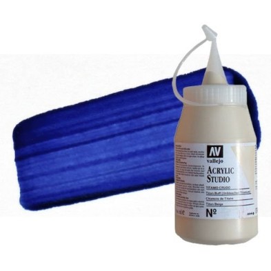 Materiais Belas Artes - Acrilico Vallejo, Azul Ftalocianina, 500 ml. | totenart.com