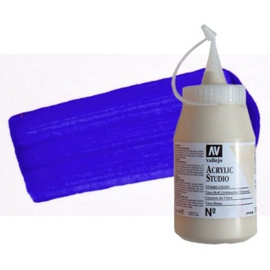 Materiais Belas Artes - Acrilico Vallejo, Azul Ultramarino, 500 ml. | totenart.com